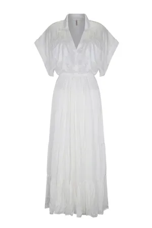 ANTIBES WHITE MAXI DRESS