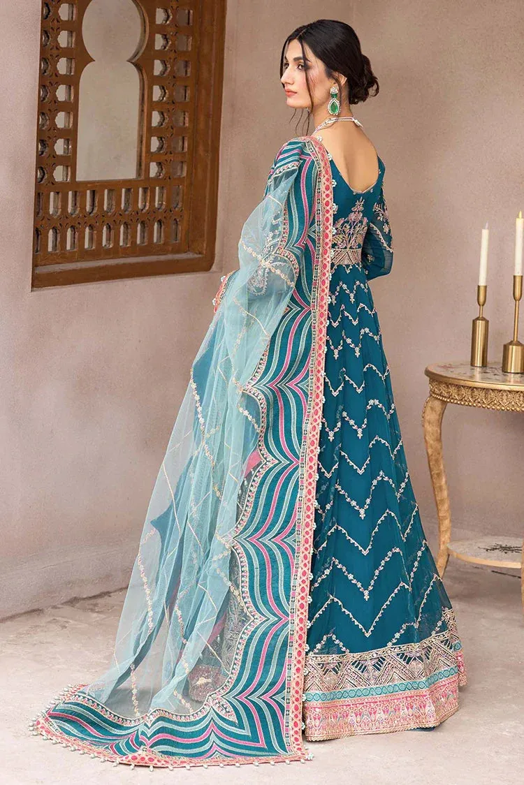 Adan's Libas - Gul-e-Ishtiaq Luxury Embroidered Chiffon - Mah Gull