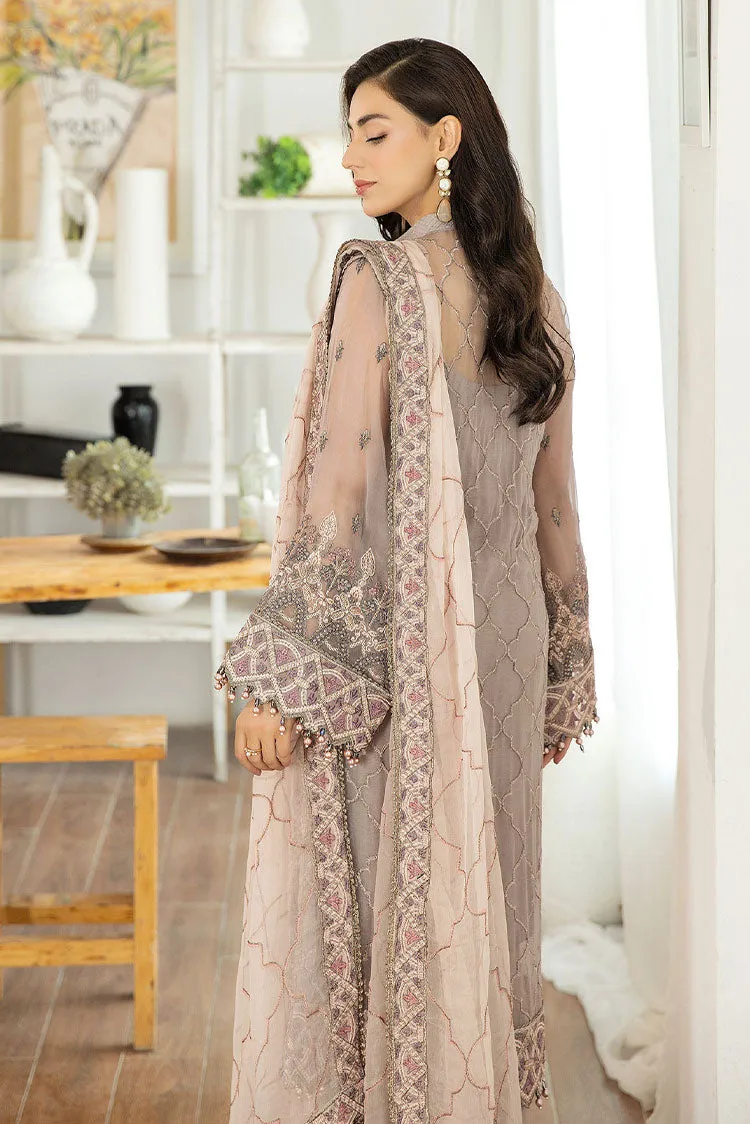 Adans Libas - Marguerite Embroidered Chiffon Collection - 5291