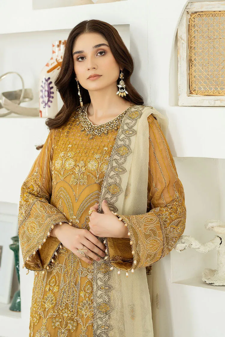 Adans Libas - Marguerite Embroidered Chiffon Collection - 5295