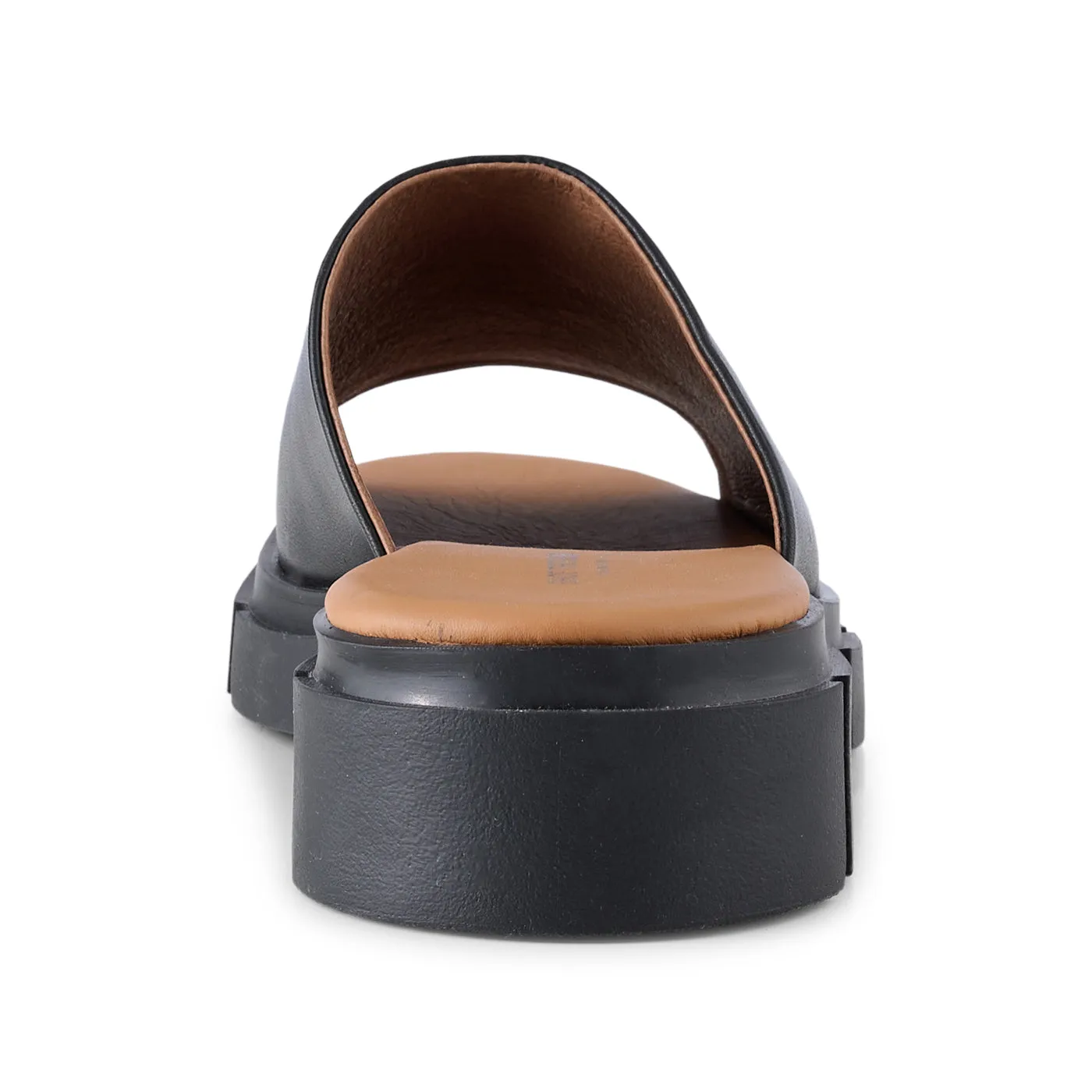 Alva mule leather - Black