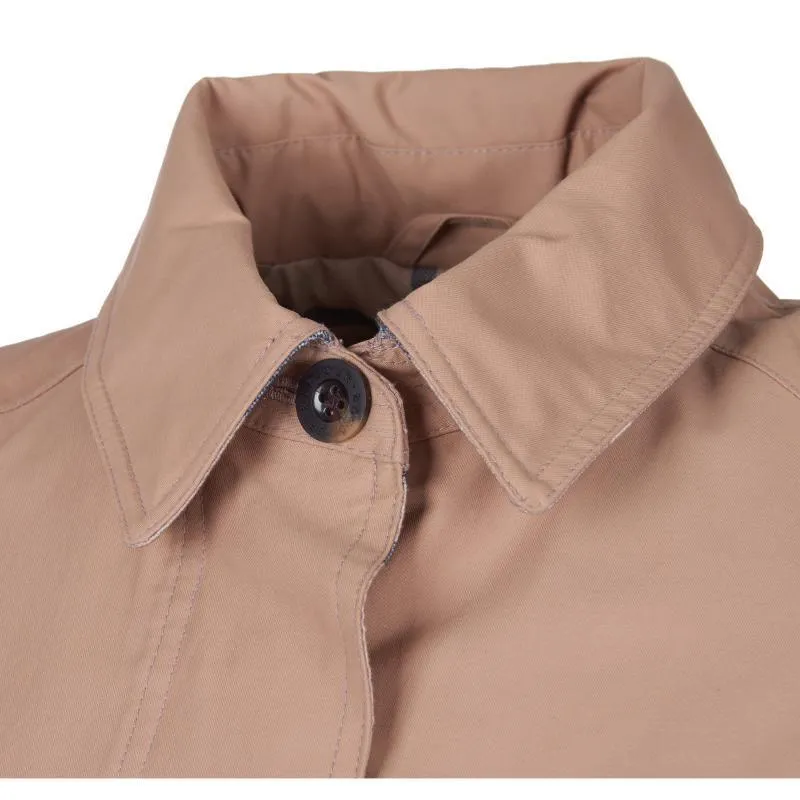 Barbour Findhorn Ladies Waterproof Trench Rain Jacket - Oatmeal