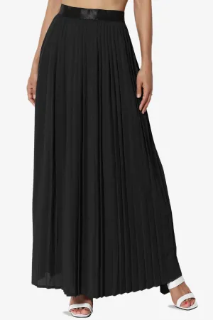 Barria Flowy Maxi Pleated Skirt PLUS