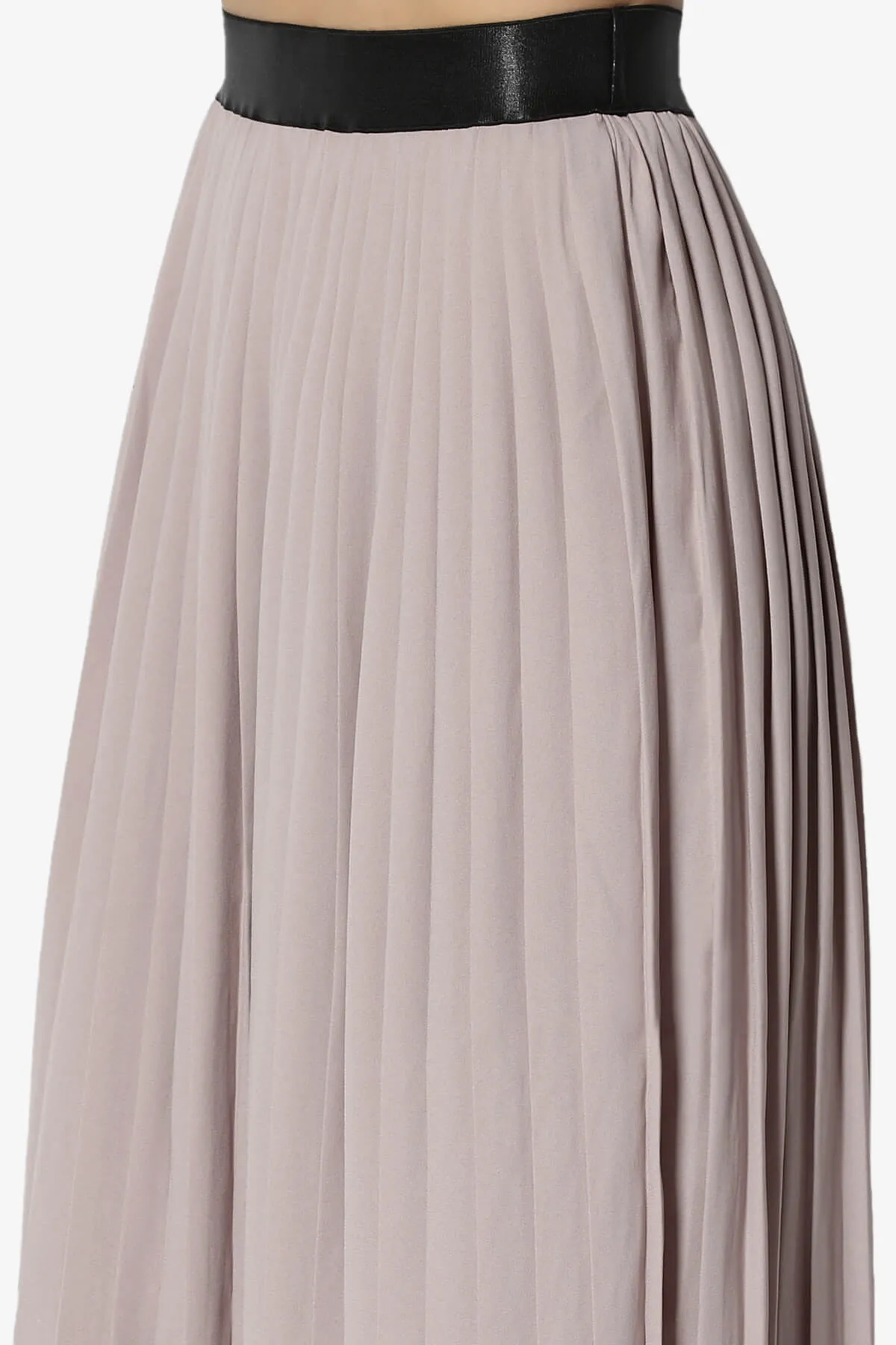 Barria Flowy Maxi Pleated Skirt PLUS