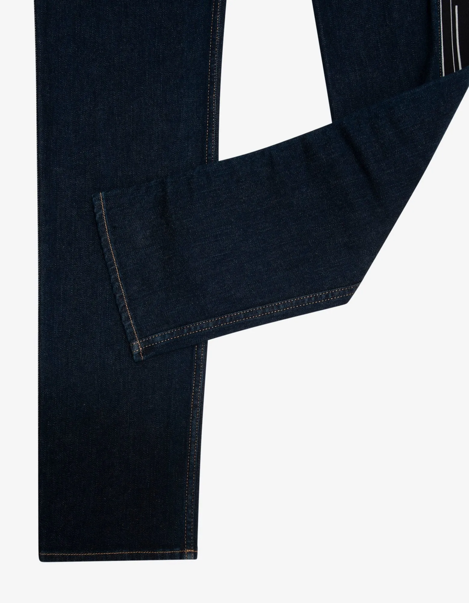 Blue Slim Jeans with Logo Bands