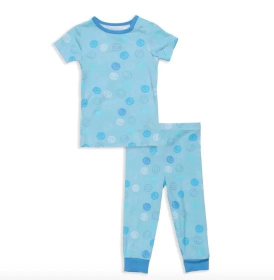 Blue Smile Modal Magnetic Pajama Set