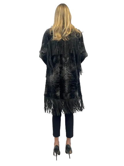 BROADTAIL COAT WITH FRINGES