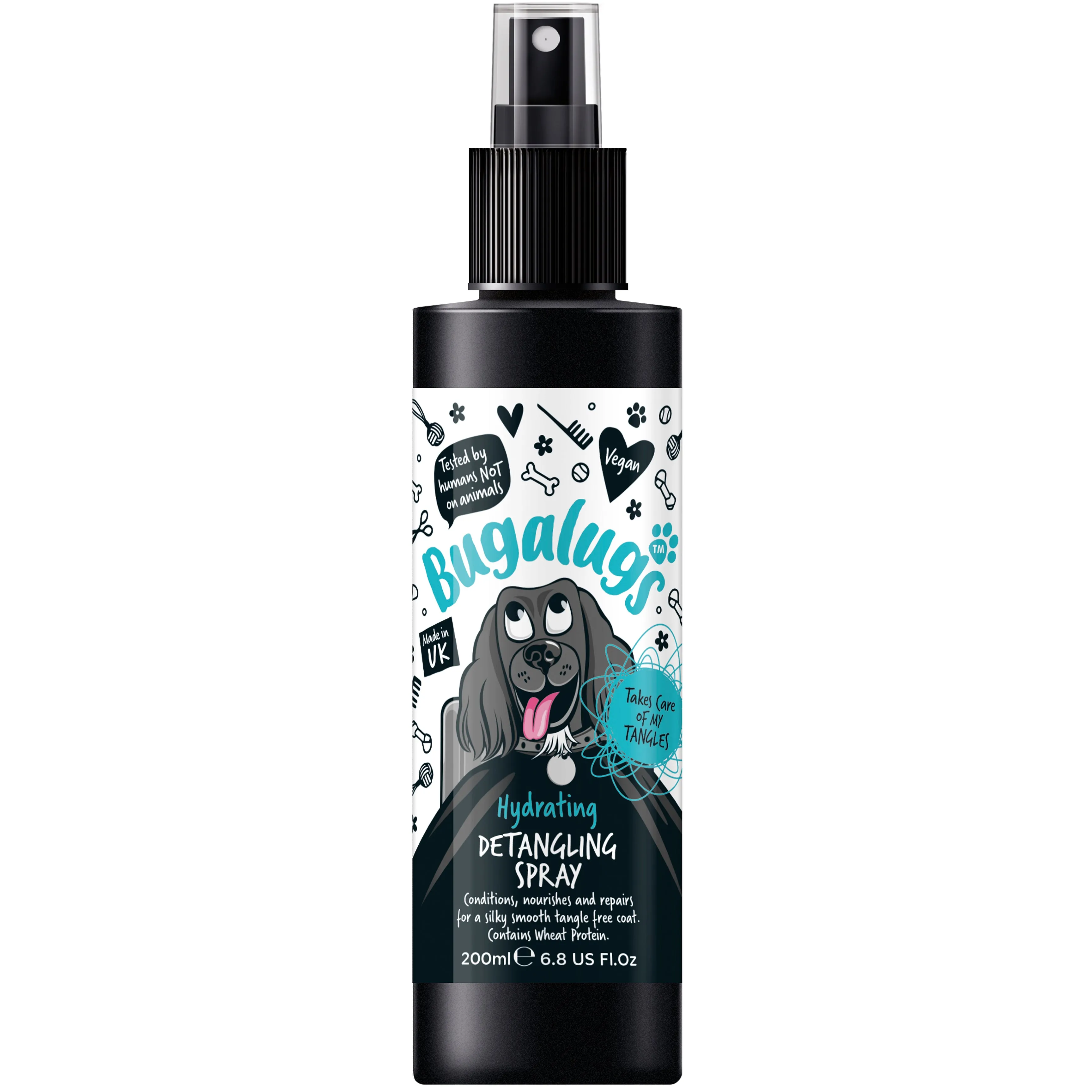 Bugalugs Dogs Hydrating Detangling Spray Vegan 200ml