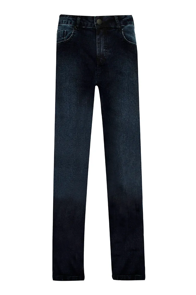 CALÇA JEANS SLIM DARK BLUE