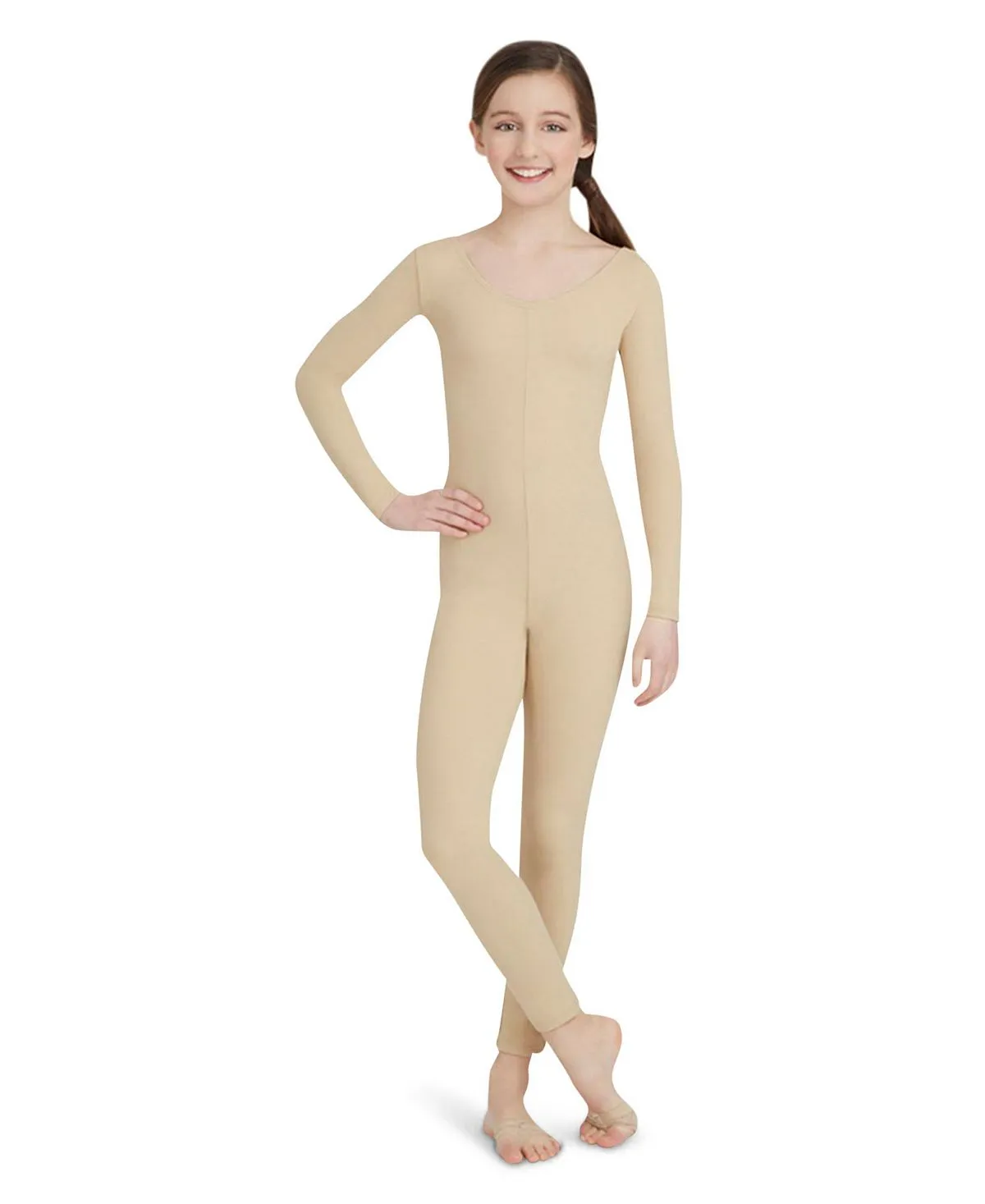 Capezio Big Girls Long Sleeve Jumpsuit