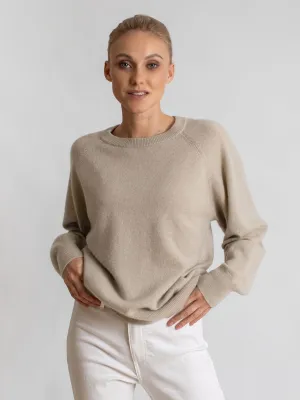 Cashmere sweater "Embla" - ginger