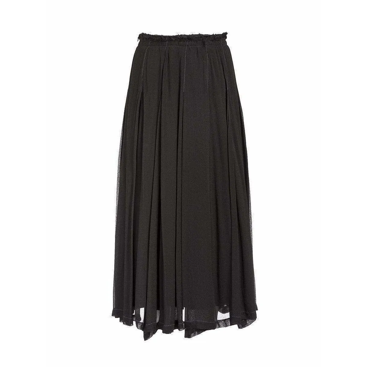 CDG Pleated Maxi Skirt