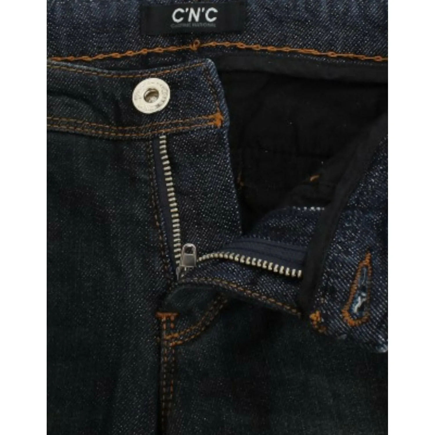 Costume National Chic Blue Slim Fit Denim Delight