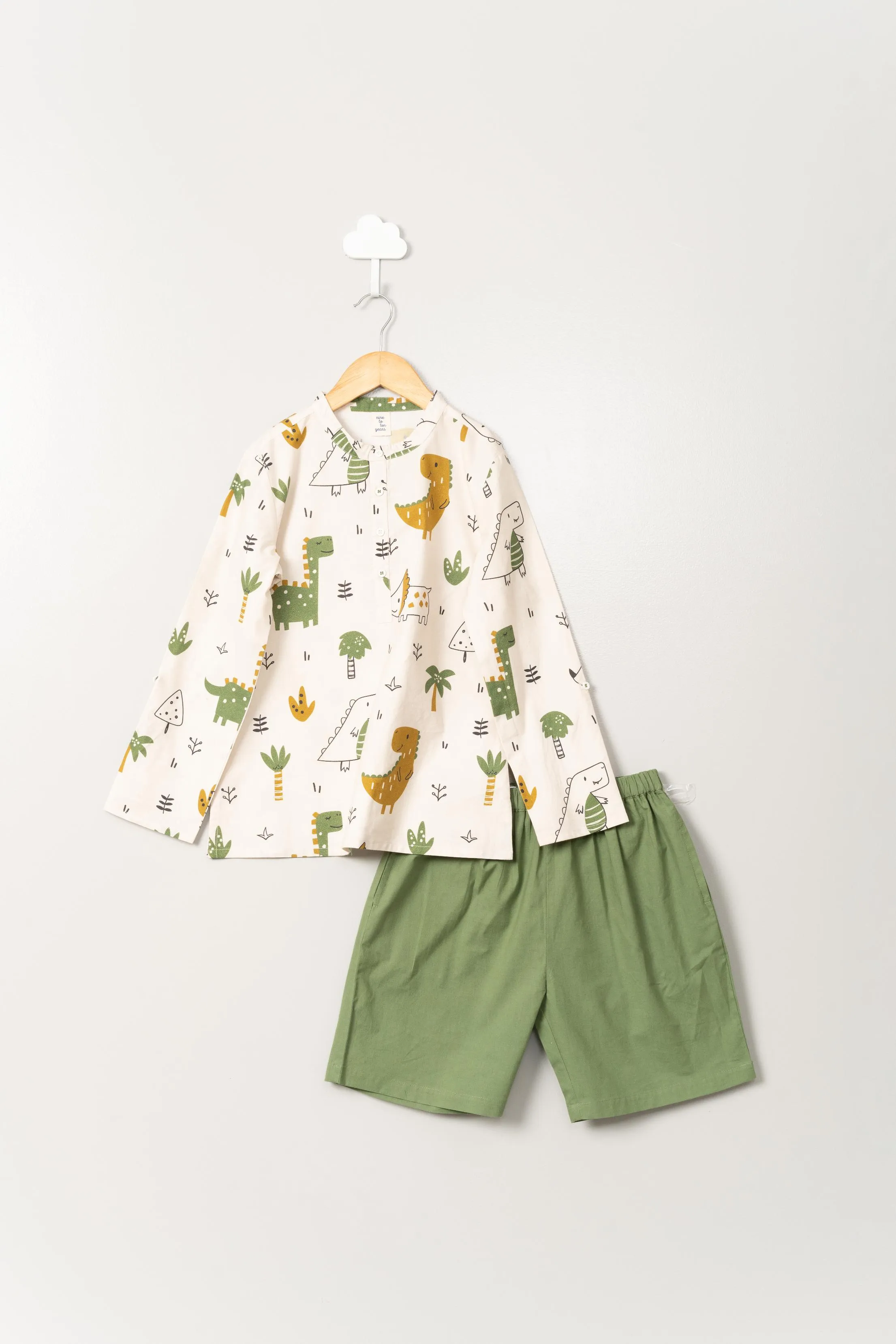 Dinosaur Shorts Set