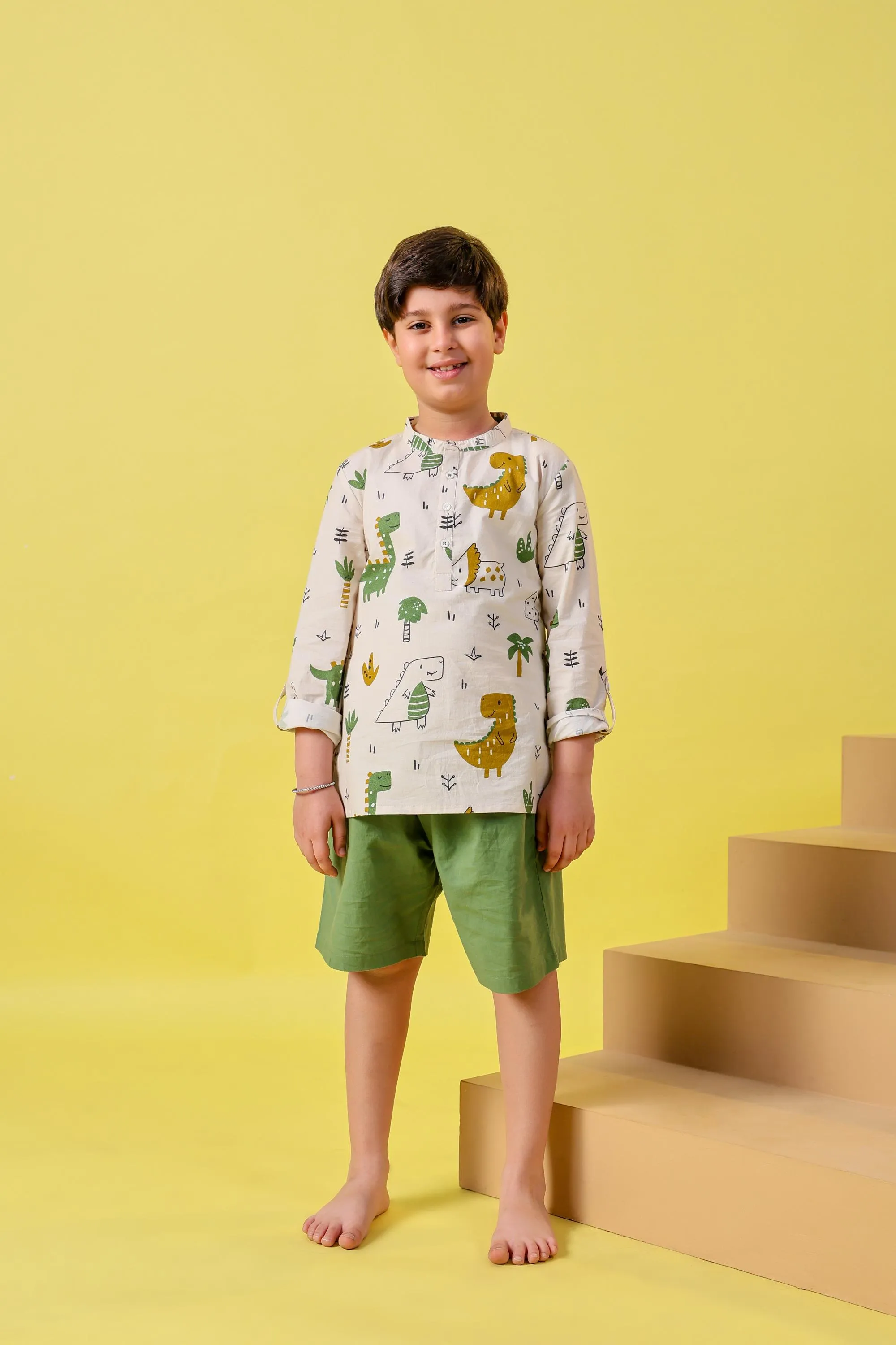 Dinosaur Shorts Set