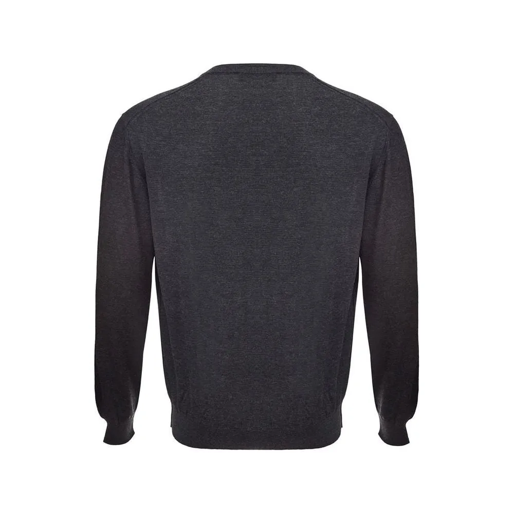 Dolce & Gabbana Elegant Gray Cashmere Sweater for Men