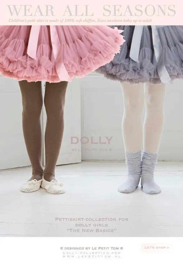 DOLLY by Le Petit Tom ® CAT PRINCESS pettiskirt dusty pink