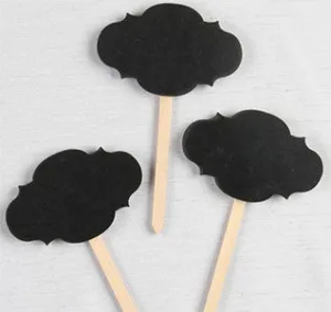 Fancy Chalkboard on Stick (Set of 10)