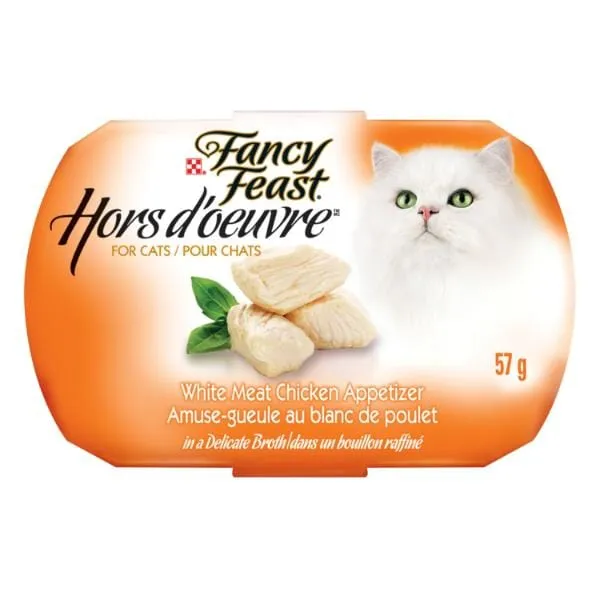 Fancy Feast Hors d'Oeuvre White Meat Chicken Appetizer for Cats