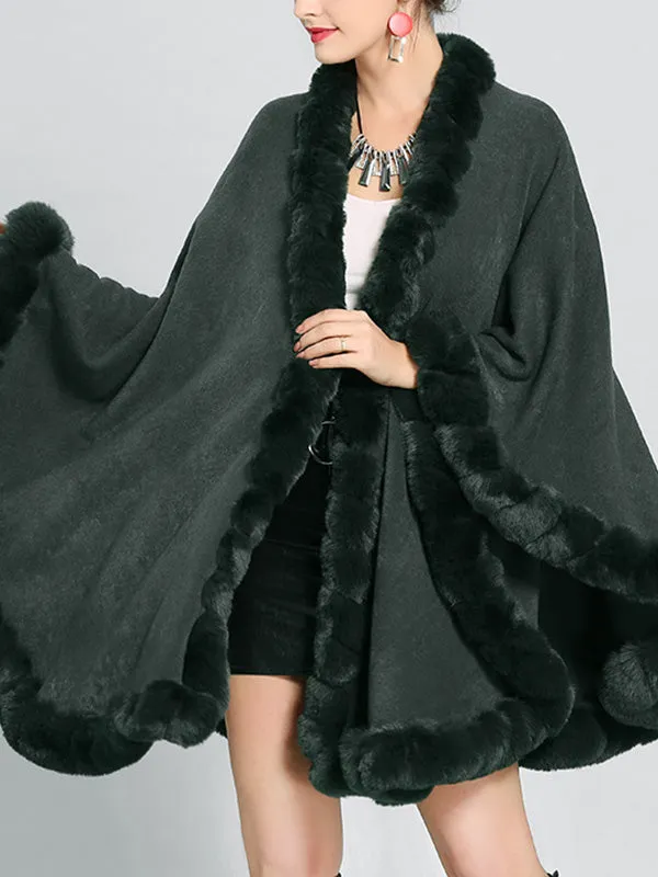 Fine and Fancy Poncho Plus Size Cape Cardigan