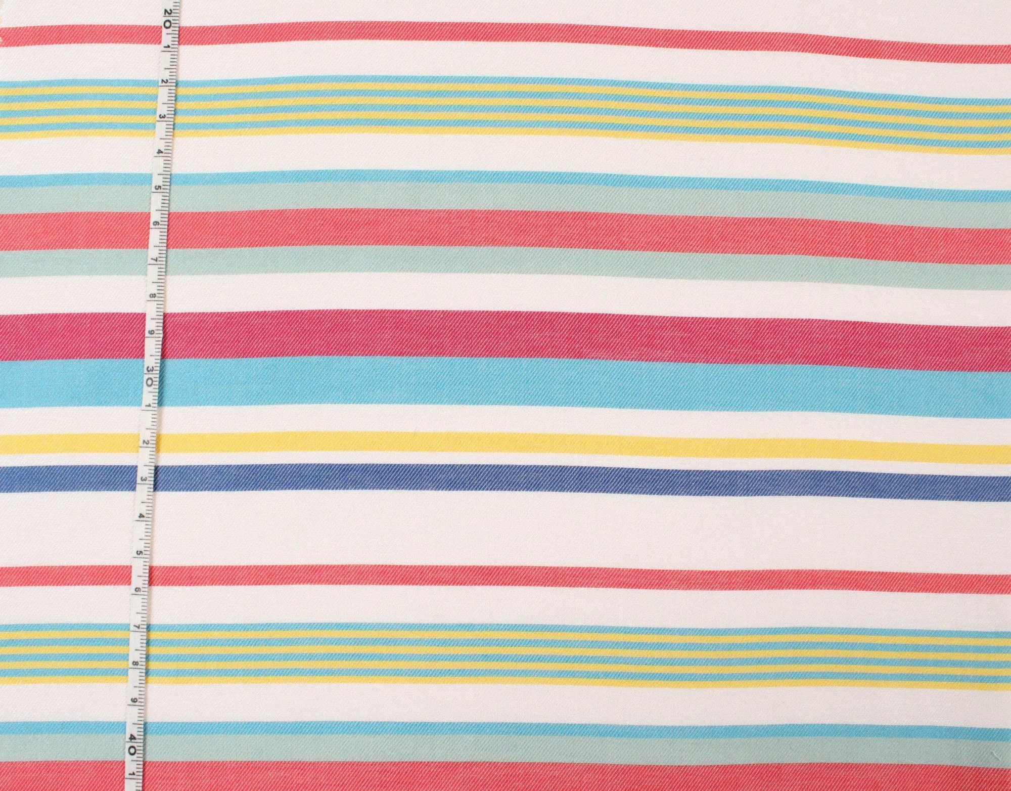 Fluid Viscose Cotton - Multicolor Stripes