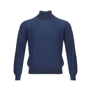 Gran Sasso Elegant Cashmere Sweater in Serene Blue