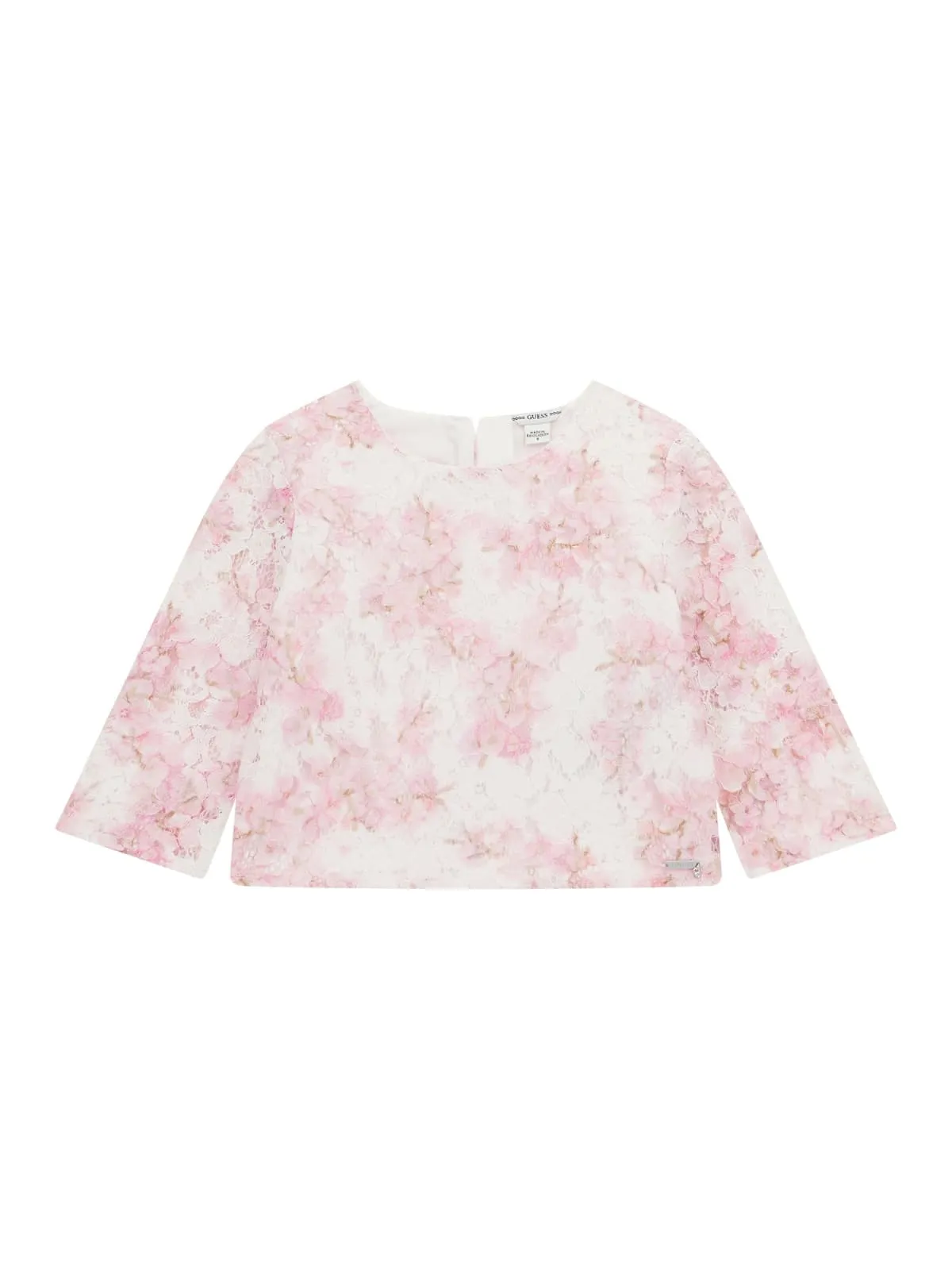 Guess Girls Blossom Print Lace Top