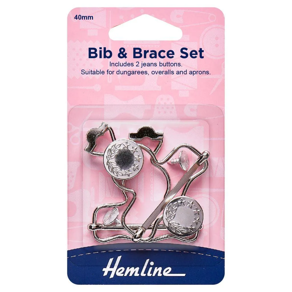 Hemline Bib and Brace Set