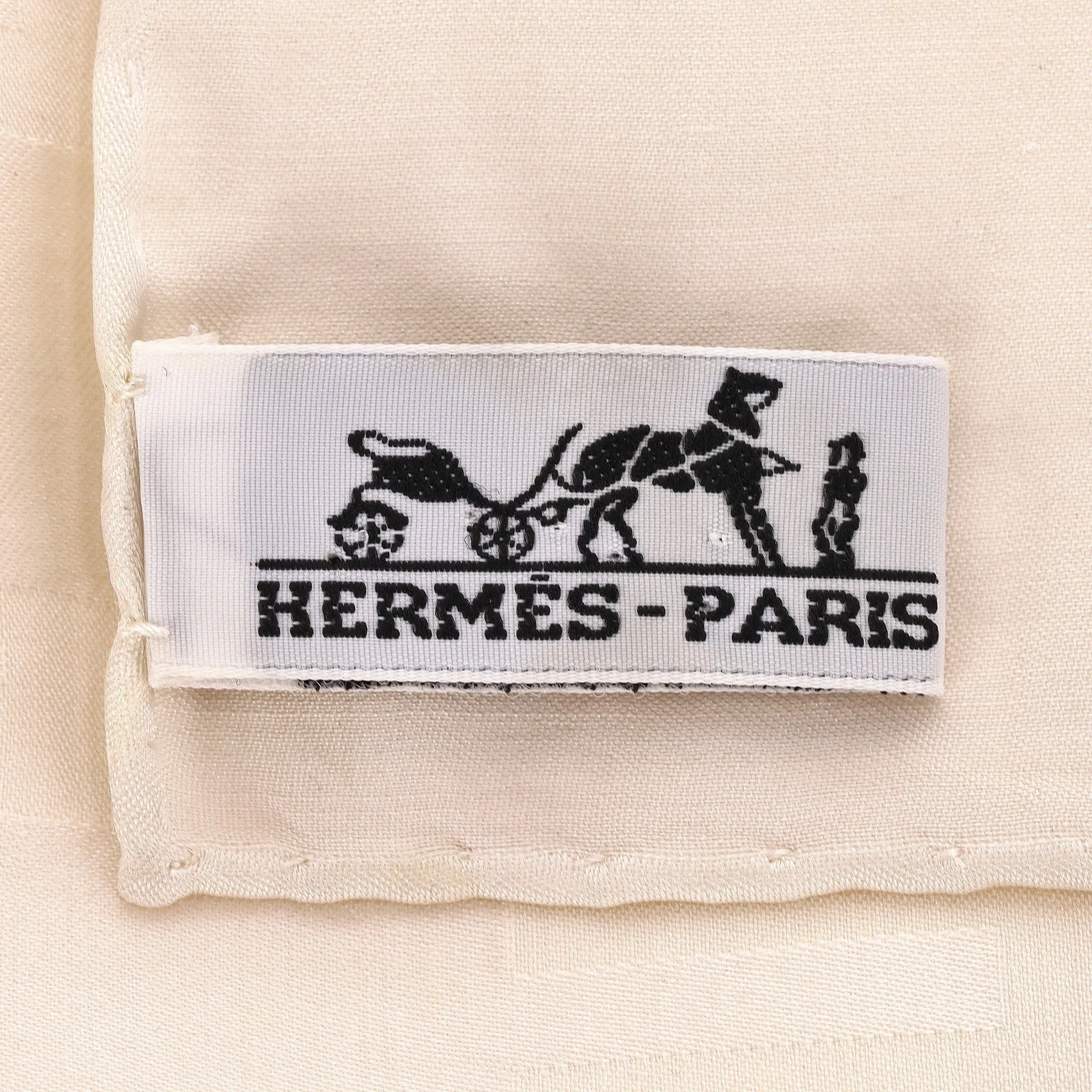 Hermes Silk & Wool Shawl/Wrap With All-Over 'H' Monogram