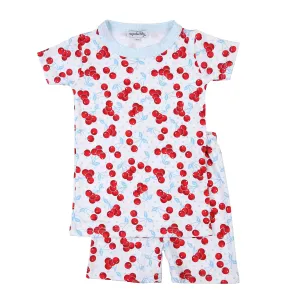 Magnolia Baby Shorts PJ Set - Sweet Cherries