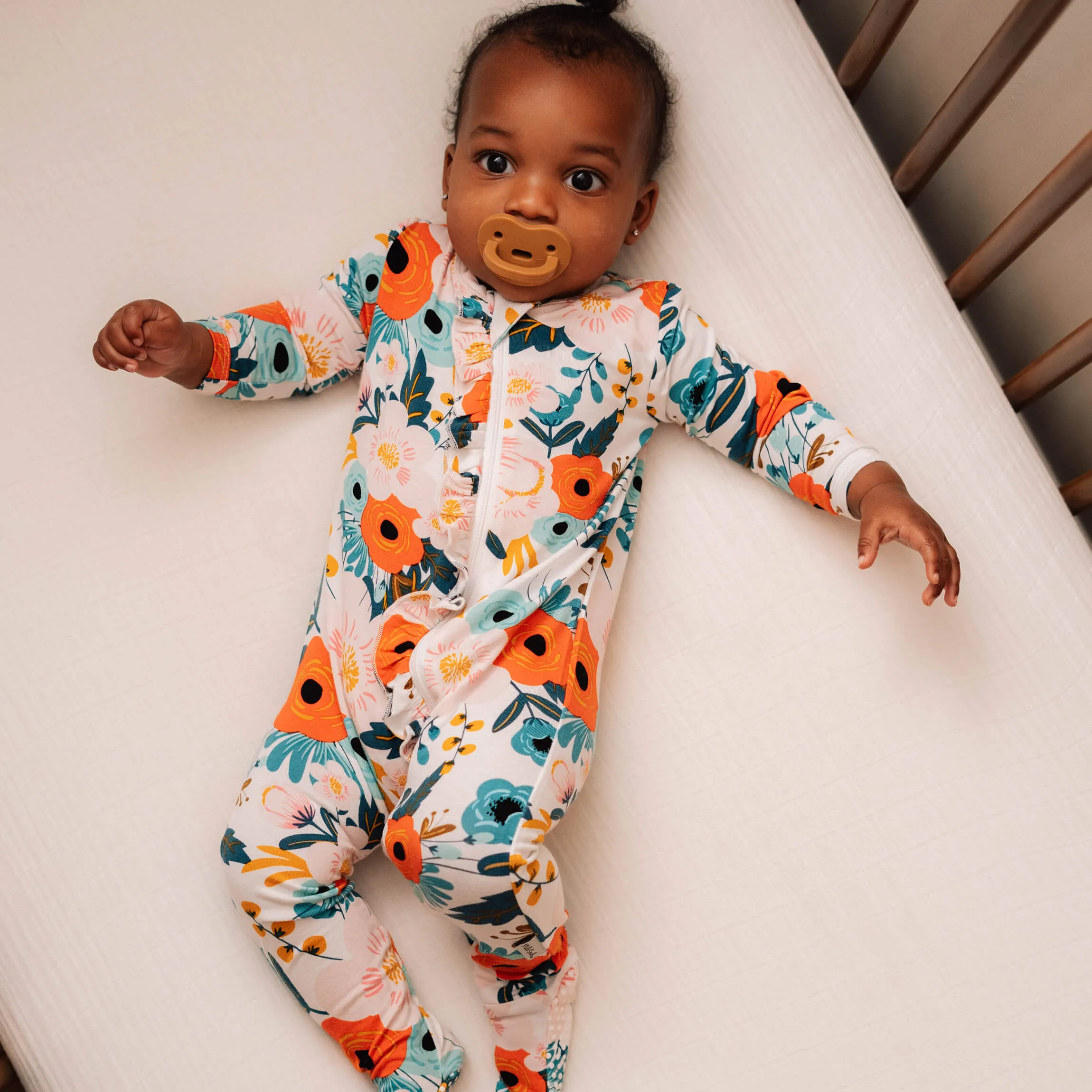 MAGNOLIA FOOTED JAMMIES by Milk Snob