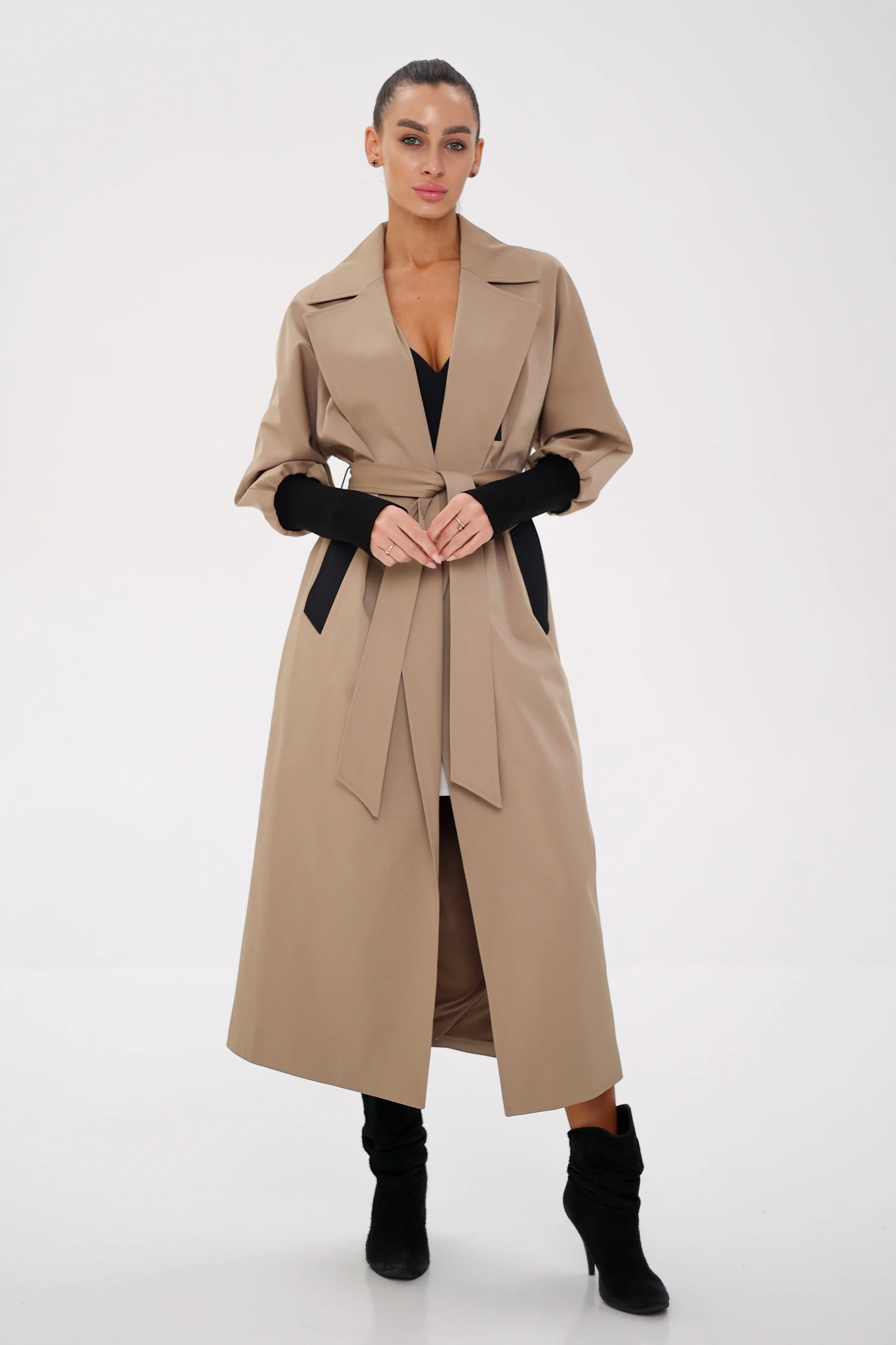 Miru Trench Coat in Camel