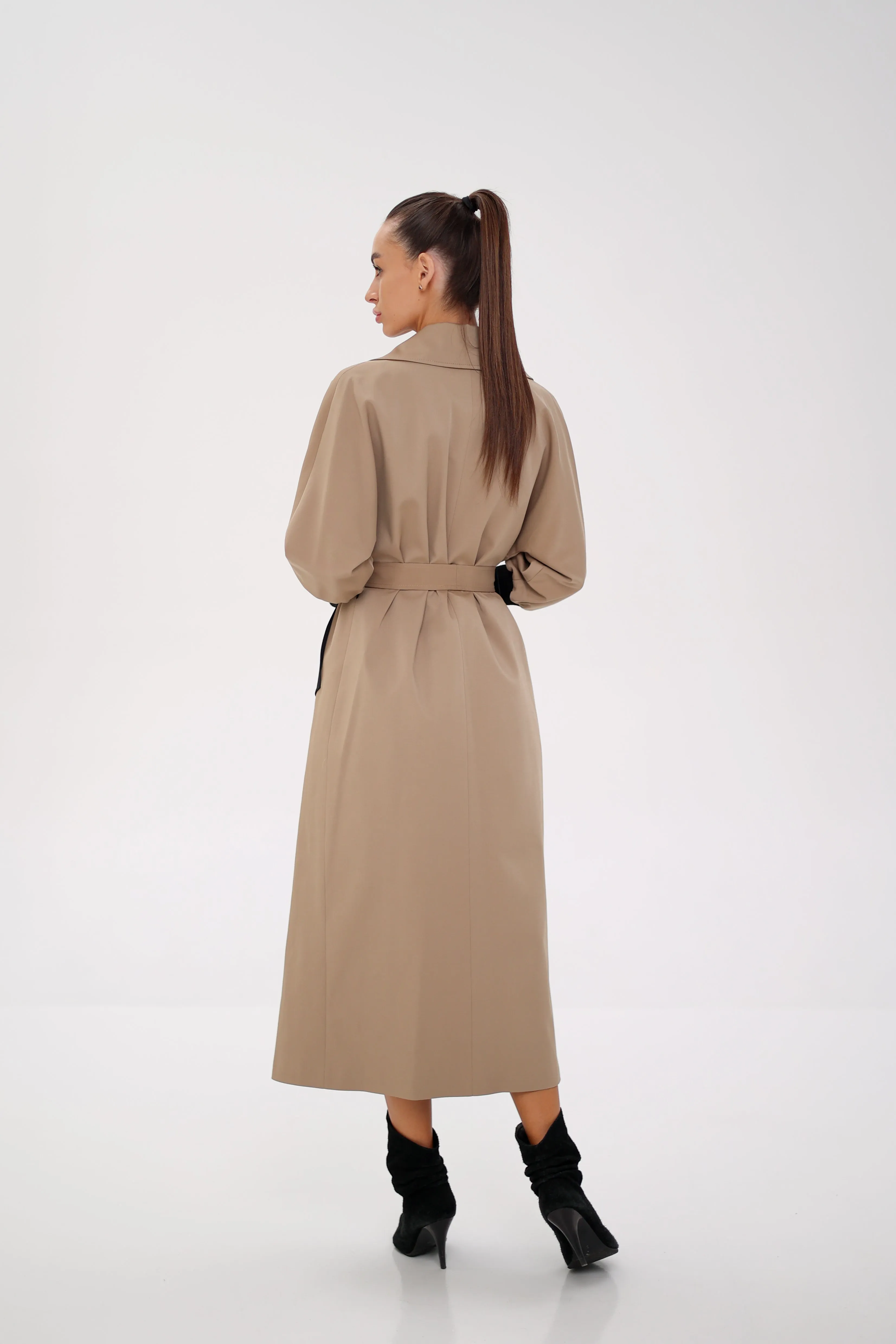 Miru Trench Coat in Camel