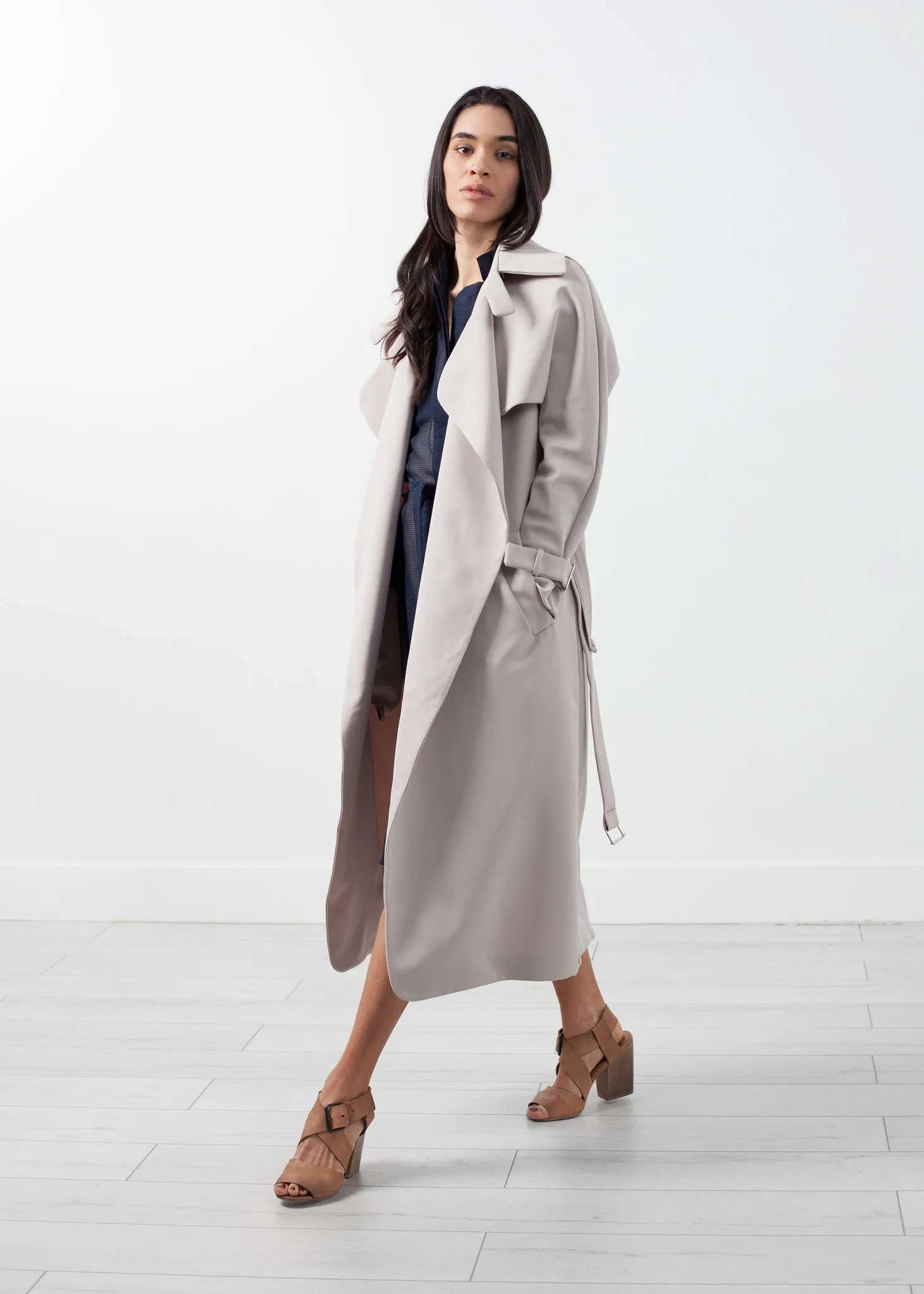 Orietta Coat in Tan