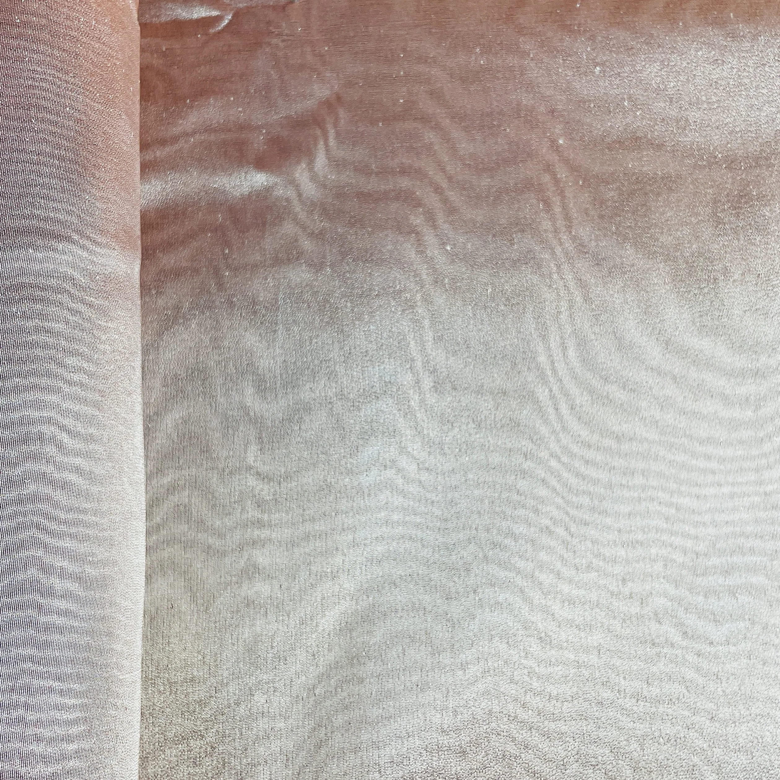 Peach Solid Plain Tissue Fabric 18759