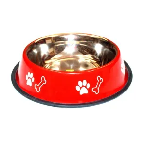 Printed Stainless Steel Dog Bowl- Large