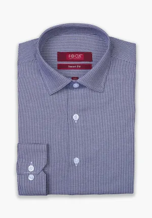 Purple Self Textured Dress Shirt