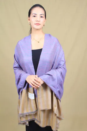 Rahumah Paldar Strips Cashmere Shawl