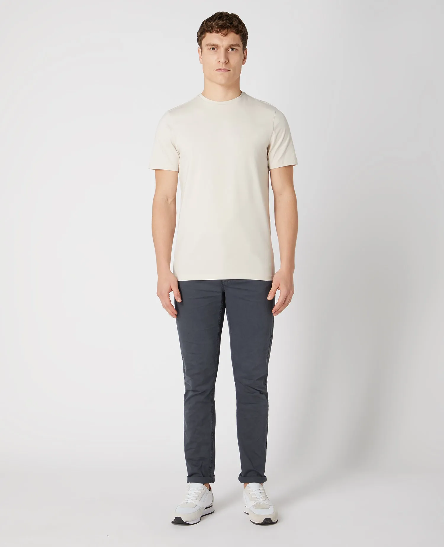 Slim Fit Cotton-Stretch Jeans