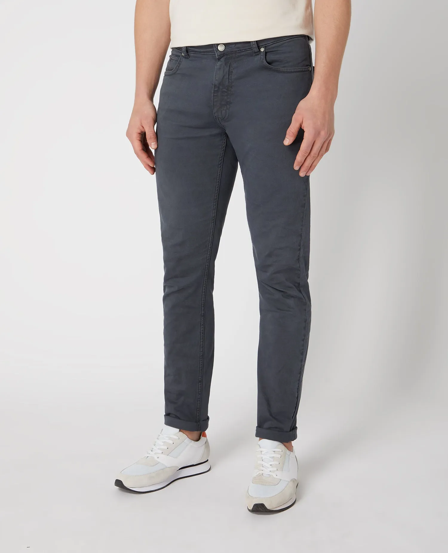 Slim Fit Cotton-Stretch Jeans