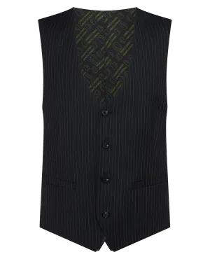 Slim Fit Wool Blend Stretch Mix and Match Waistcoat