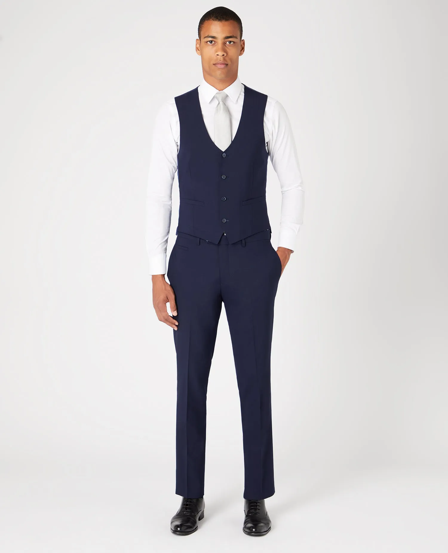 Slim Fit Wool-Rich Mix and Match Waistcoat