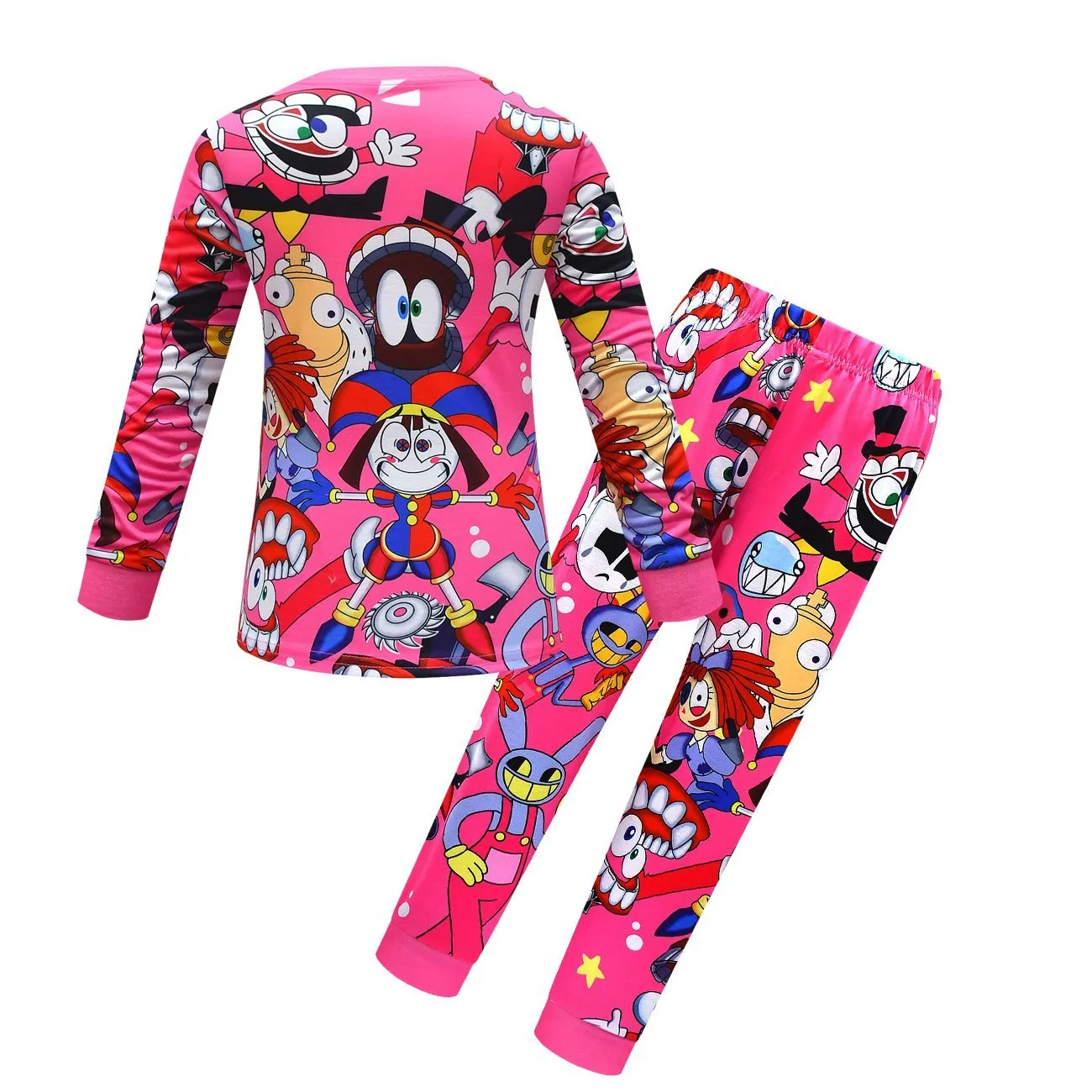 The Amazing Digital Circus Printing Pajamas Two Piece Suit For Kids