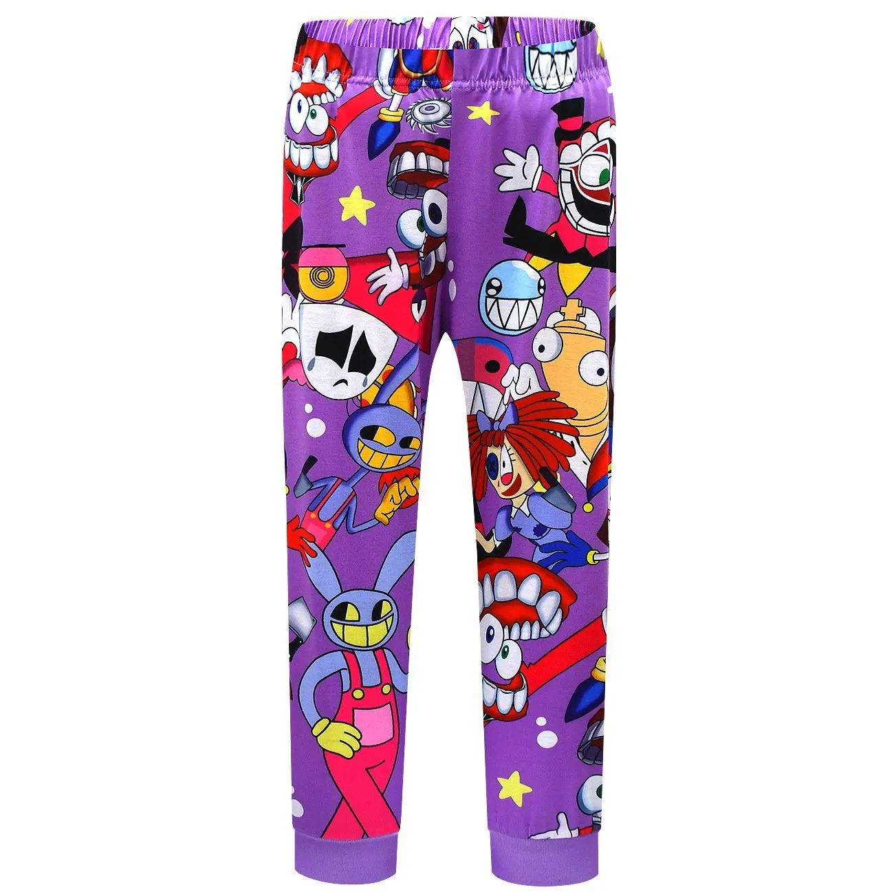 The Amazing Digital Circus Printing Pajamas Two Piece Suit For Kids