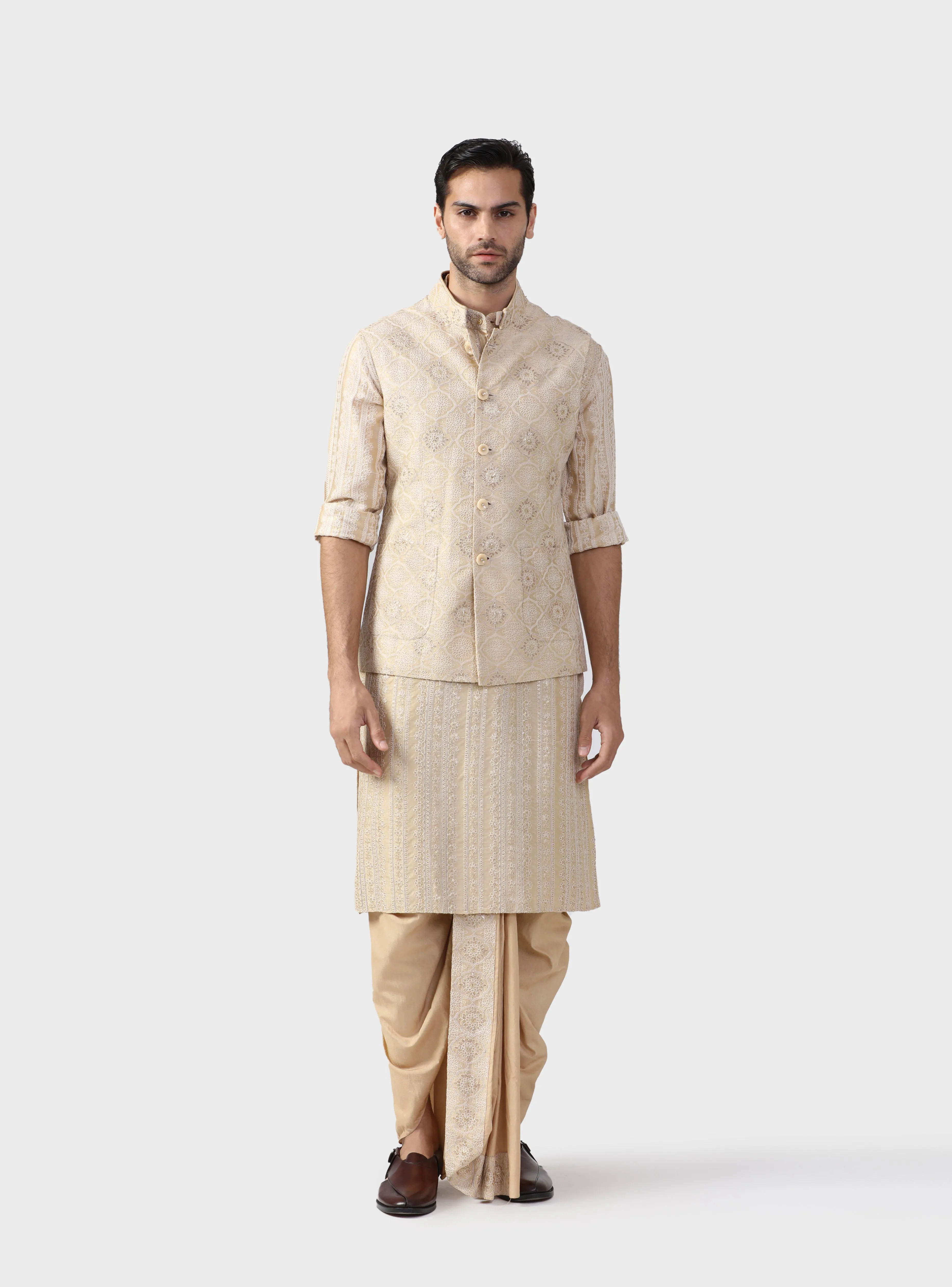 THE DECORATIVE CHHATRI WAISTCOAT