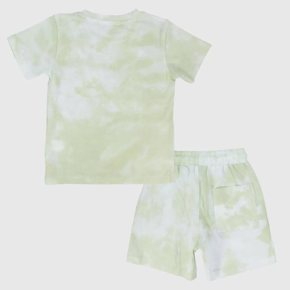 Tie Dye Short-Sleeved Pajama