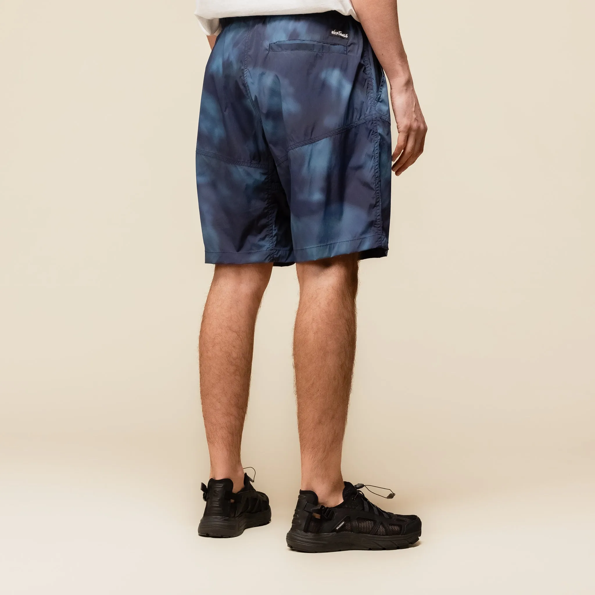 Wild Things Japan - Camp Shorts - Nature Mosaic Blue