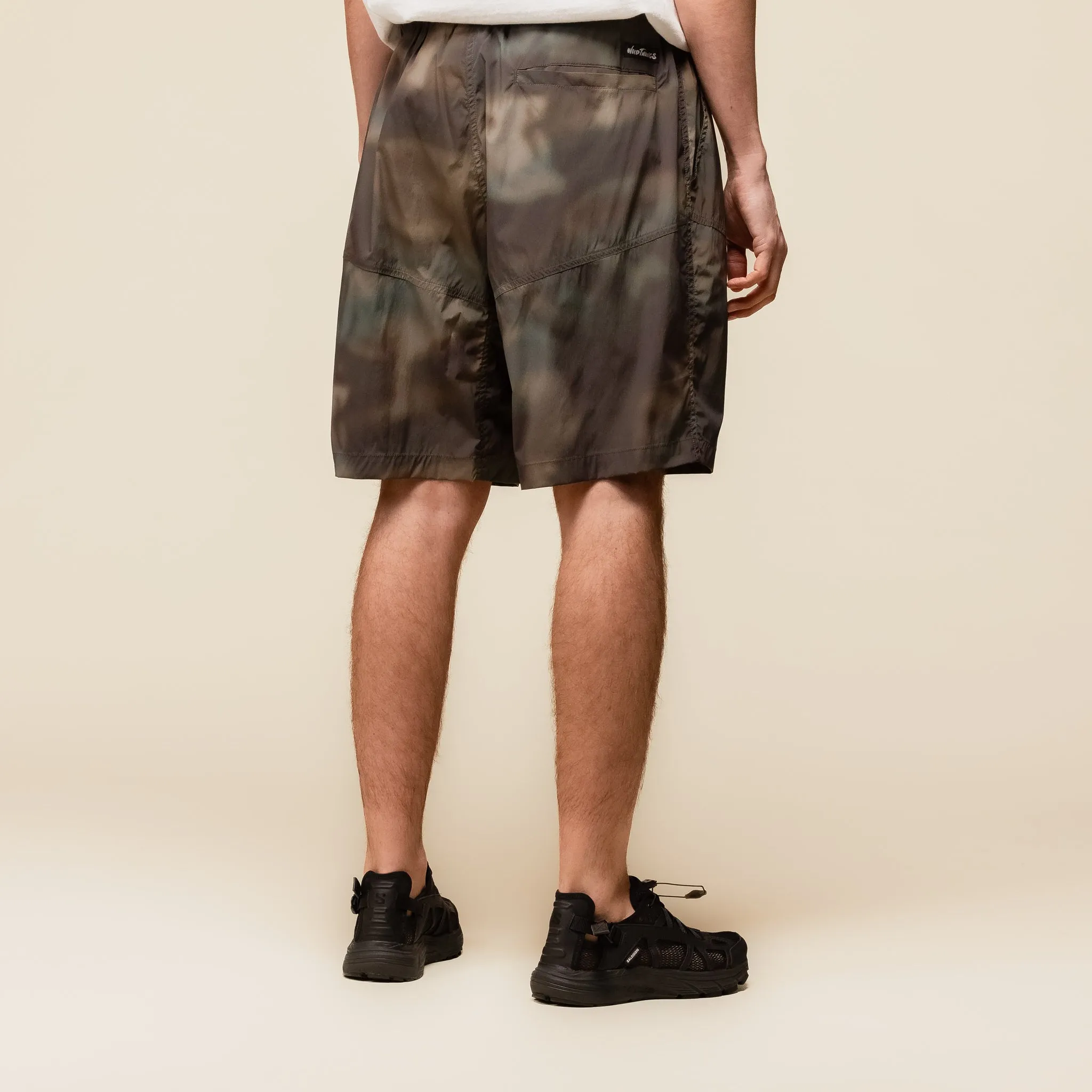 Wild Things Japan - Camp Shorts - Nature Mosaic Olive